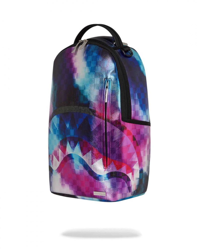 Sprayground Backpack TYE CHECK BACKPACK Purple | QMSID3867