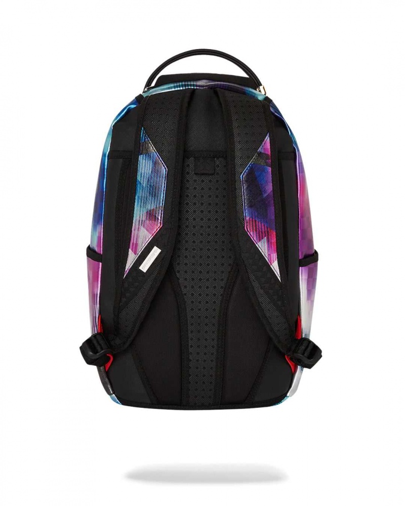 Sprayground Backpack TYE CHECK BACKPACK Purple | QMSID3867