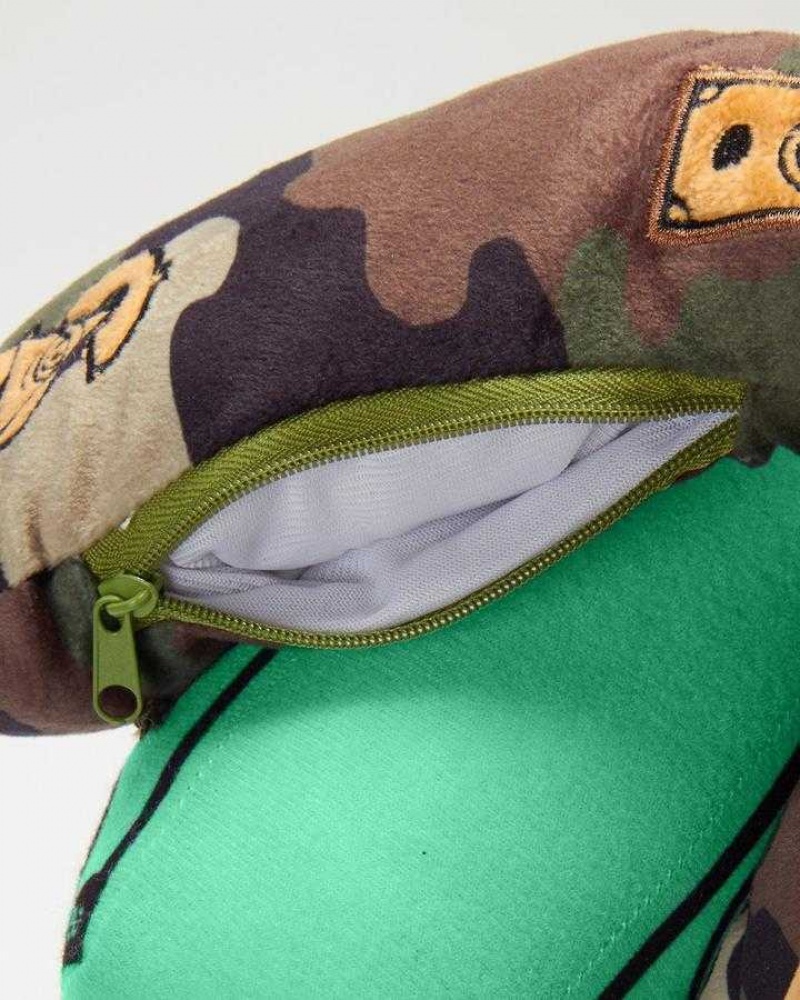 Sprayground Backpack Teddy Money Bear Green | QFDAS1526