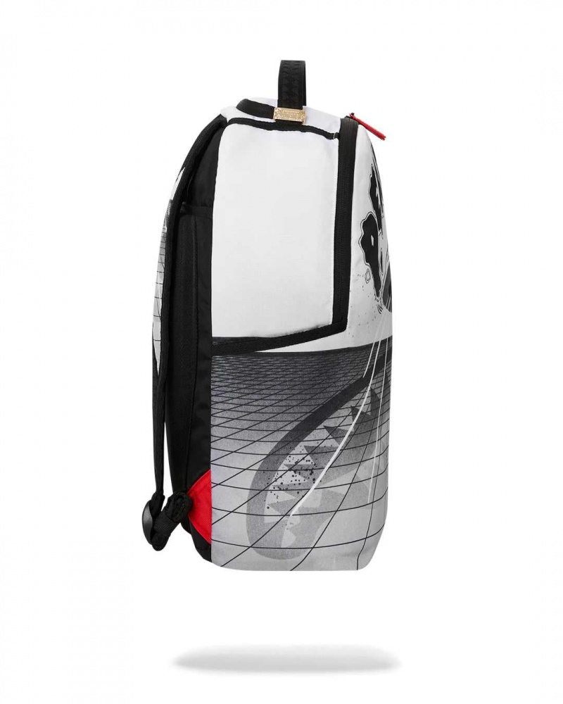 Sprayground Backpack UFO PEACE OUT BACKPACK White | THPJI5306