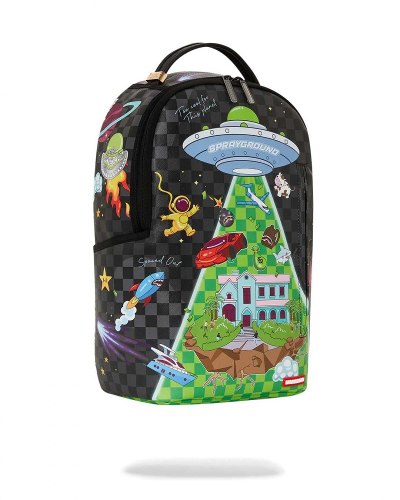 Sprayground Backpack UFO WTF BACKPACK Grey | XCOBT8617