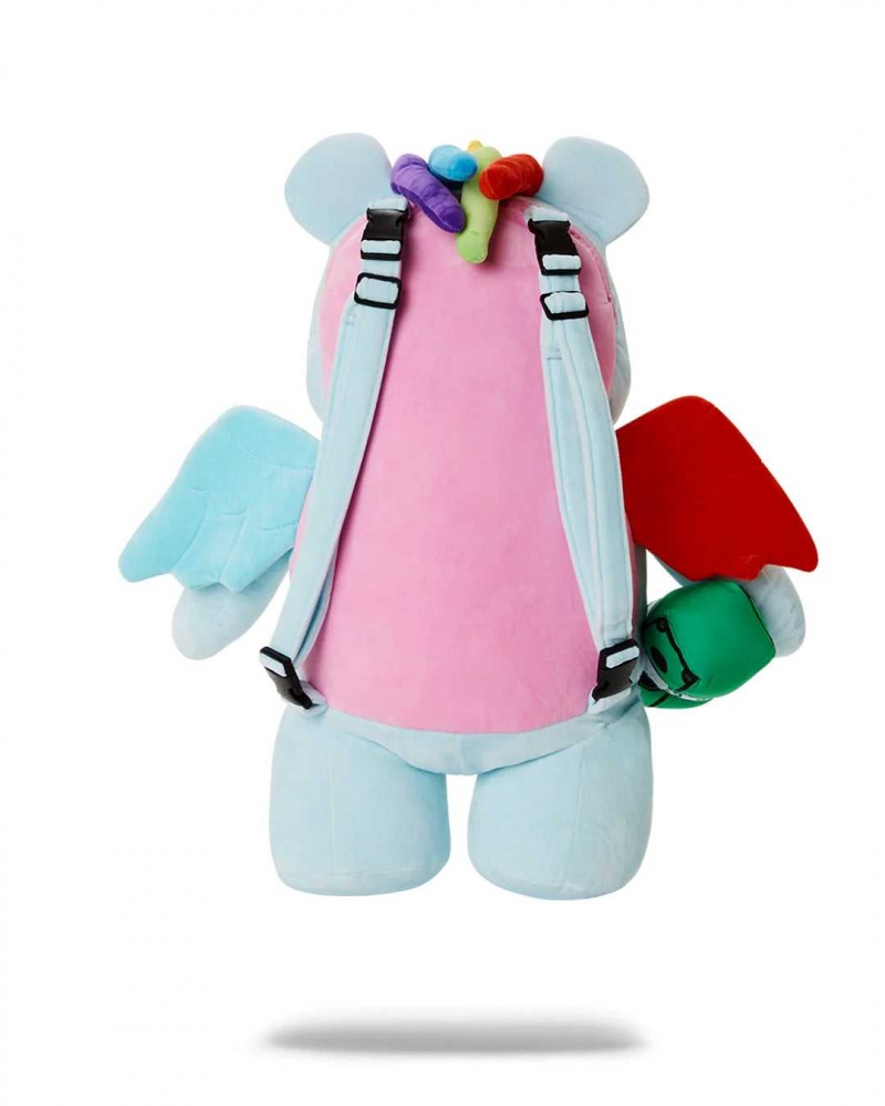 Sprayground Backpack UNICORN BEAR Blue | QBUEC1895