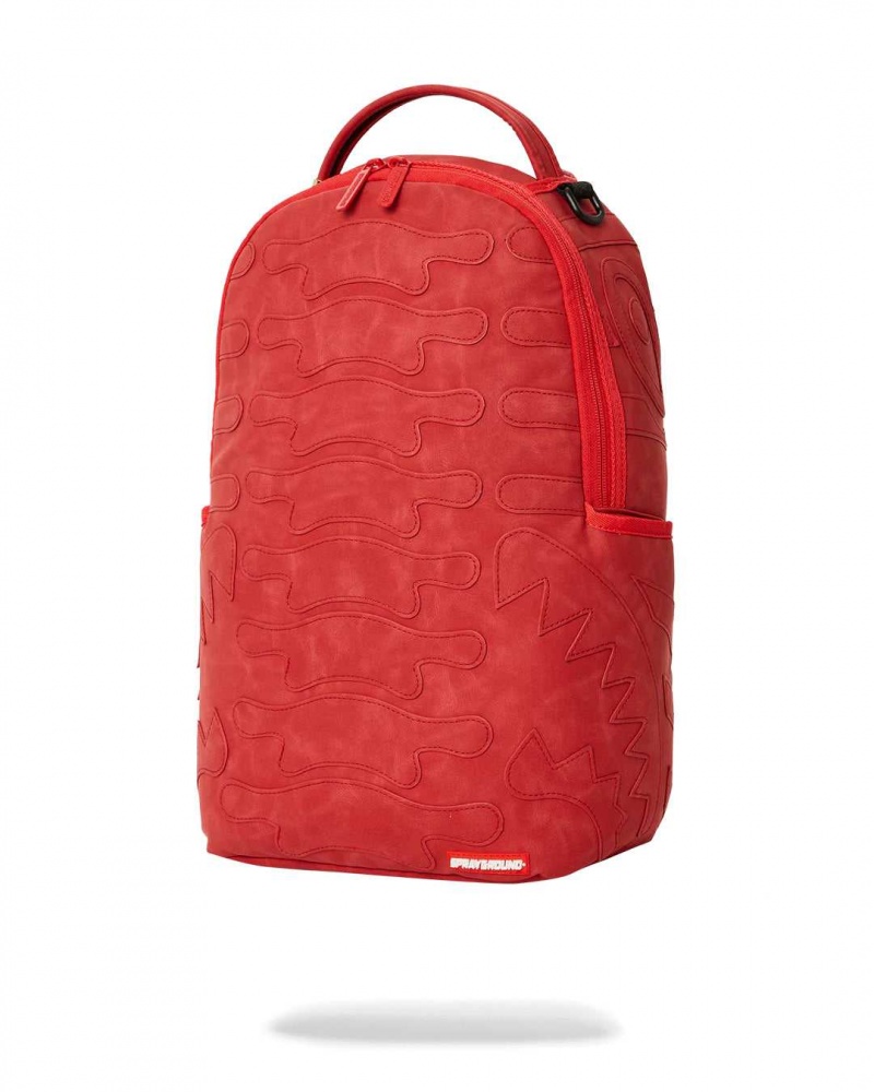 Sprayground Backpack VELVET BONES DLXSV BACKPACK Red | IUVNC8720