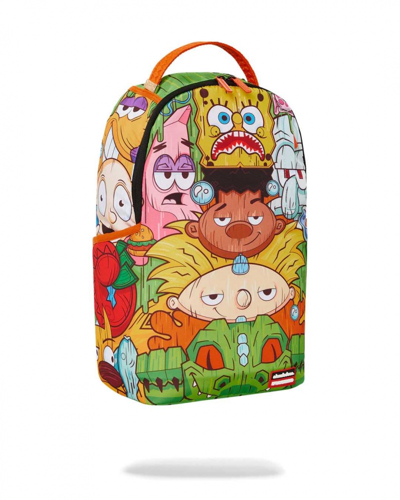 Sprayground Backpack VIACOM 90S TOTEM BACKPACK Green | VNRTM0635