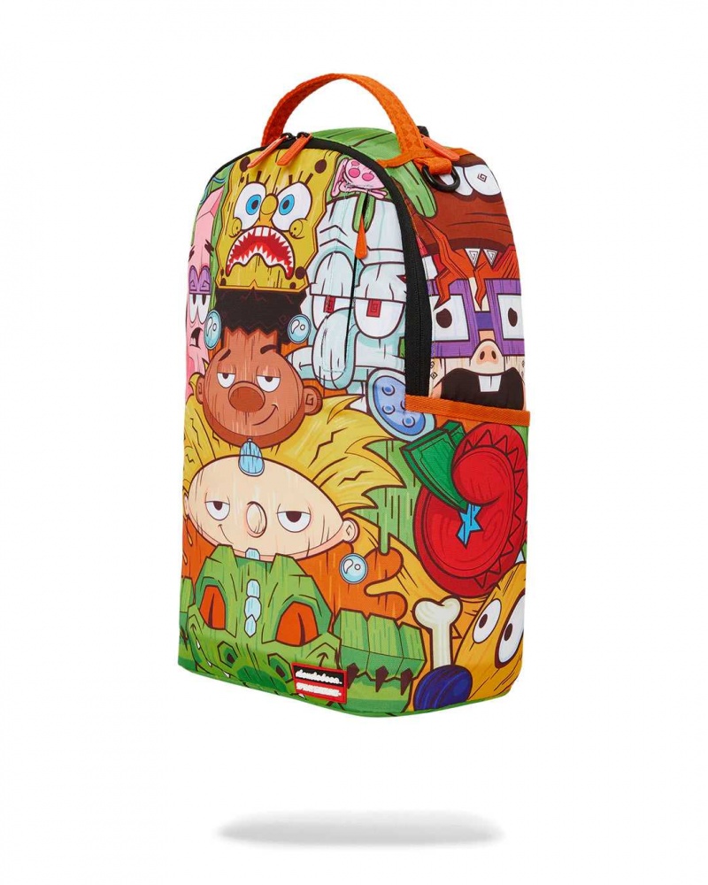 Sprayground Backpack VIACOM 90S TOTEM BACKPACK Green | VNRTM0635