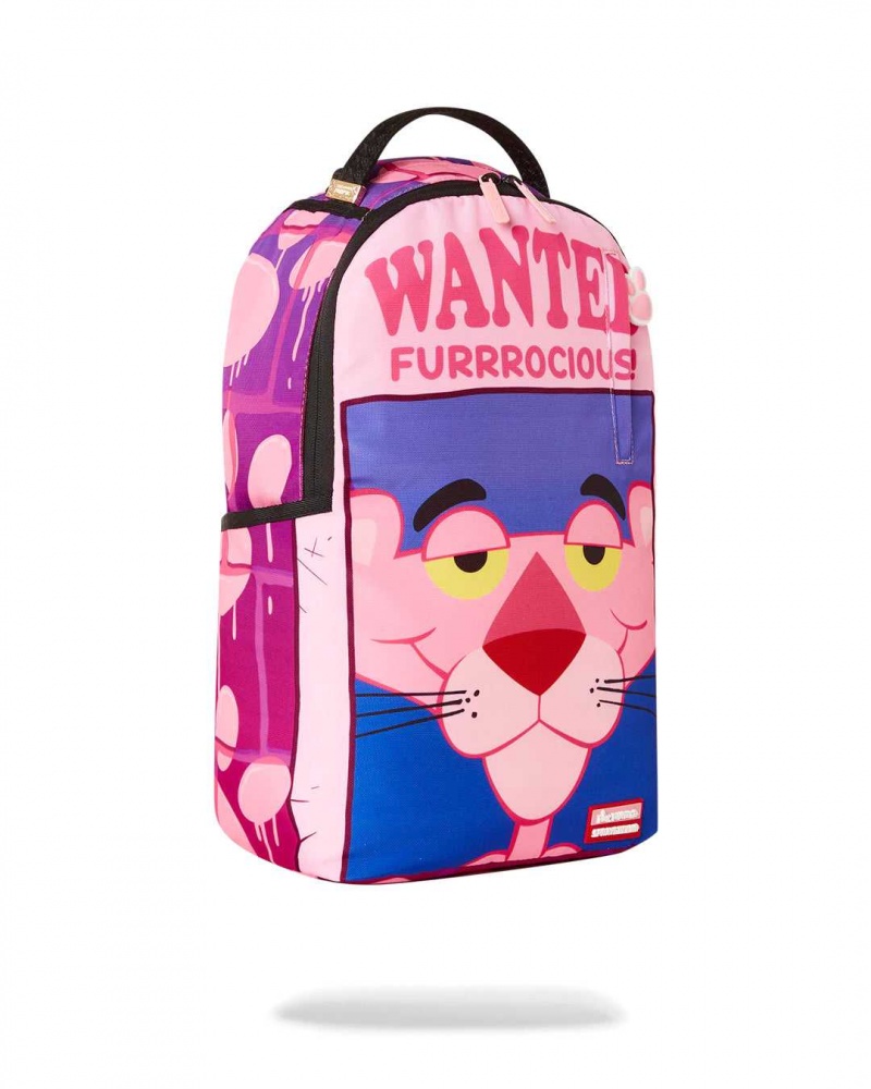 Sprayground Backpack WANTED PANTHER BACKPACK Pink | MEOTK3174