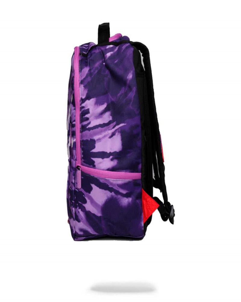 Sprayground Backpack WEED TIE DYE BACKPACK Purple | ZFJMA7518