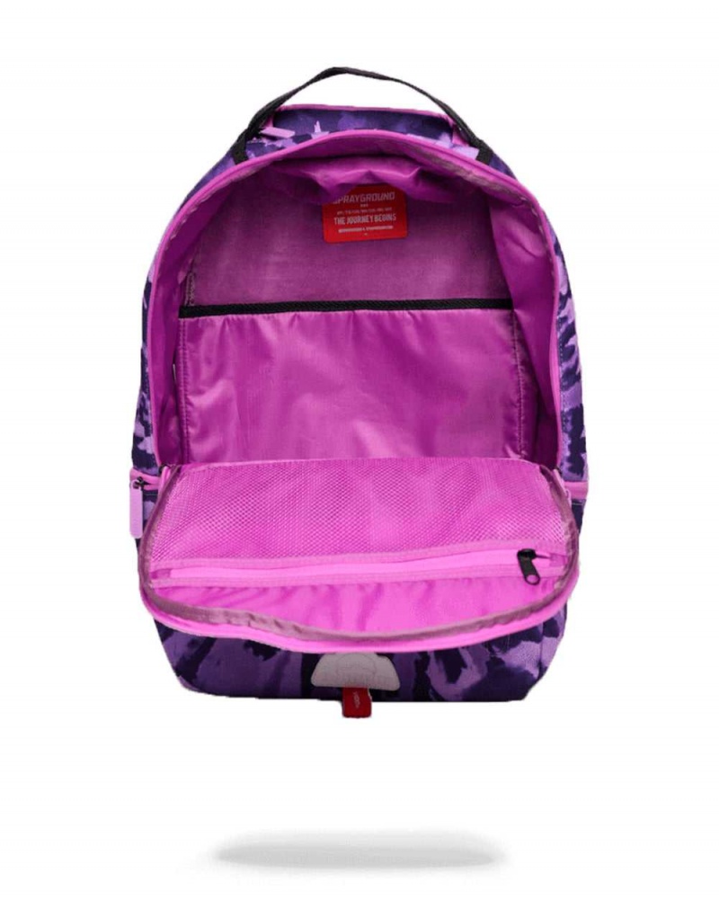 Sprayground Backpack WEED TIE DYE BACKPACK Purple | ZFJMA7518