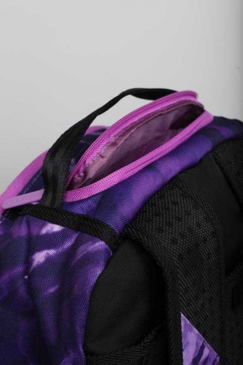 Sprayground Backpack WEED TIE DYE BACKPACK Purple | ZFJMA7518