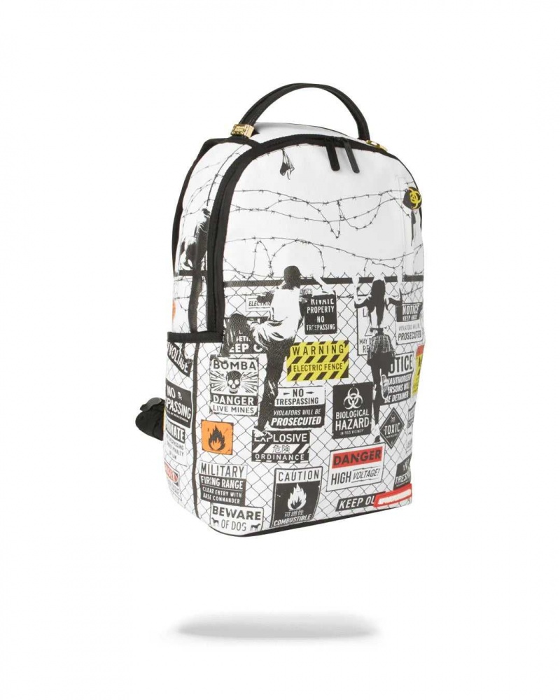 Sprayground Backpack WE ARE THE KIDS YOUR PARENTS WARNED YOU ABOUT White | JHNSO0126