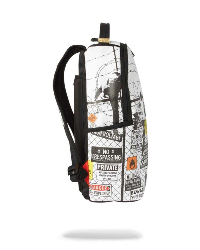 Sprayground Backpack WE ARE THE KIDS YOUR PARENTS WARNED YOU ABOUT White | JHNSO0126