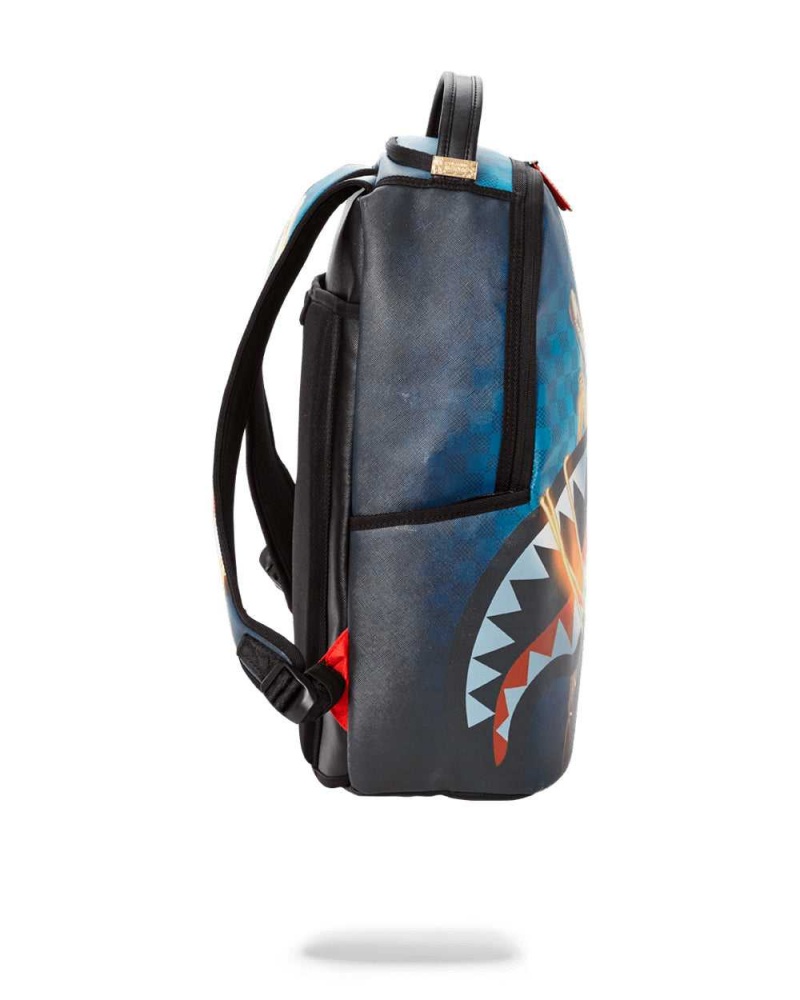 Sprayground Backpack WONDER WOMAN LASSO SHARK Black | XPDUF6394