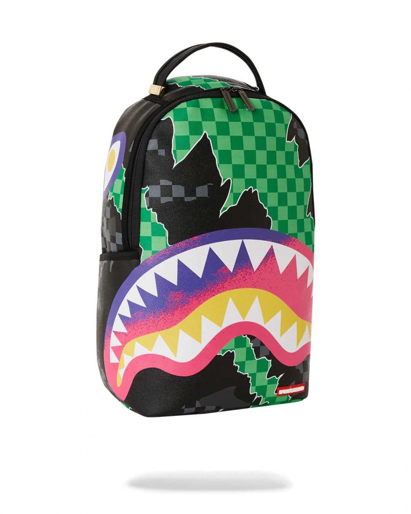 Sprayground Backpack WTF 2 DLXVF BACKPACK Green | ZMYTH4386