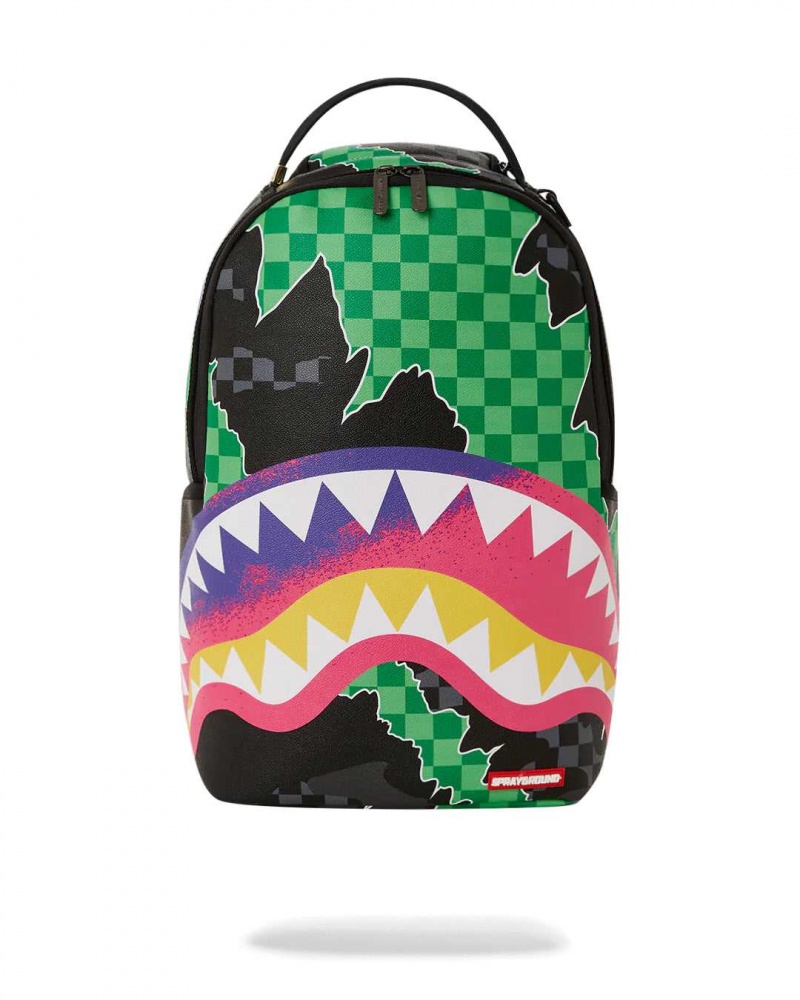 Sprayground Backpack WTF 2 DLXVF BACKPACK Green | ZMYTH4386