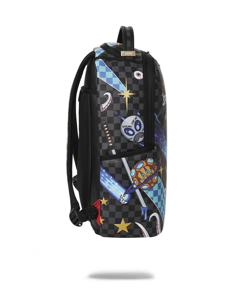 Sprayground Backpack WTF ALIEN INVASION BACKPACK Grey | DUPYI9521