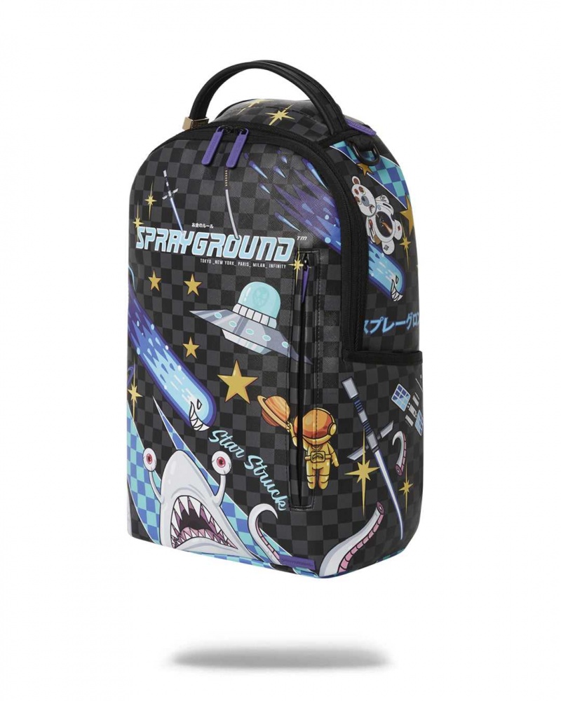 Sprayground Backpack WTF ALIEN INVASION BACKPACK Grey | DUPYI9521