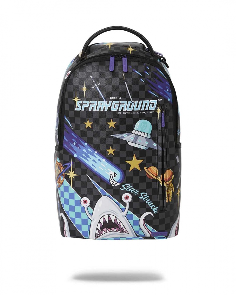 Sprayground Backpack WTF ALIEN INVASION BACKPACK Grey | DUPYI9521