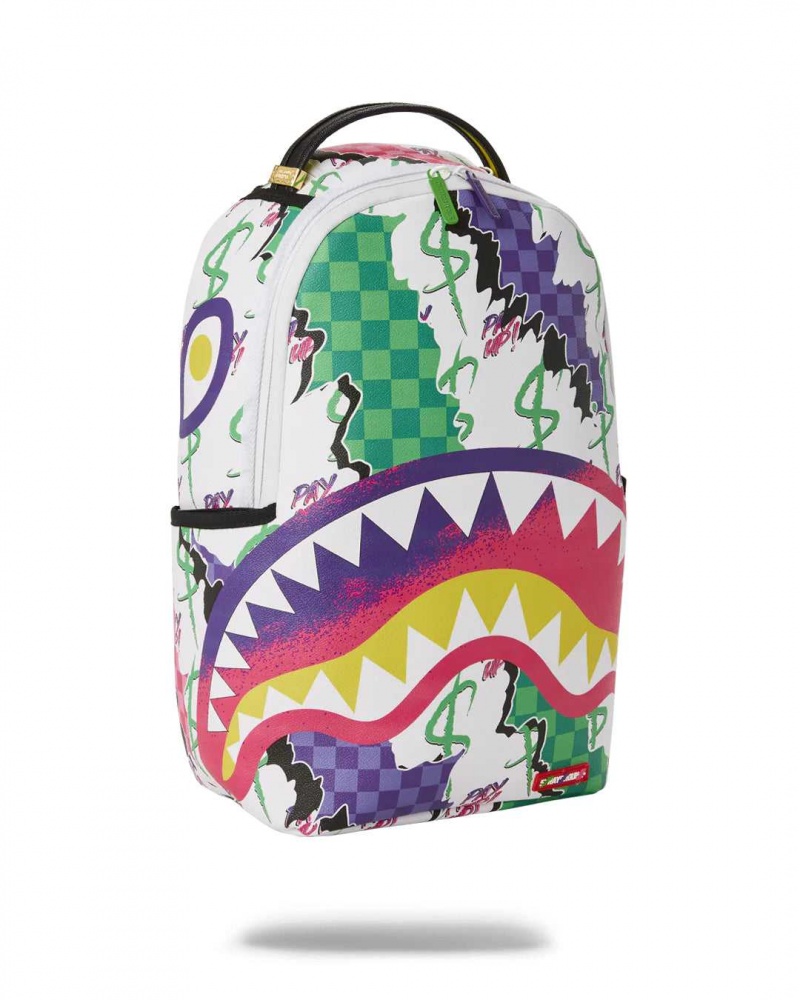 Sprayground Backpack WTF BACKPACK White | ORJSB8139