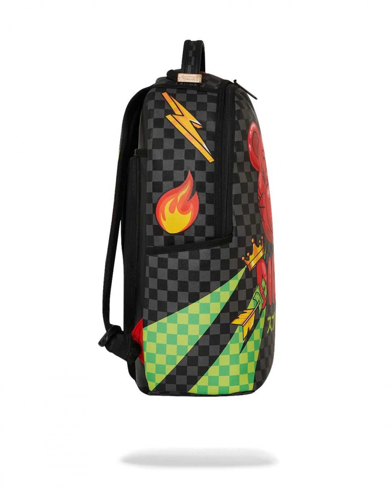 Sprayground Backpack WTF DIABLO BACKPACK Black | RXEQO7982