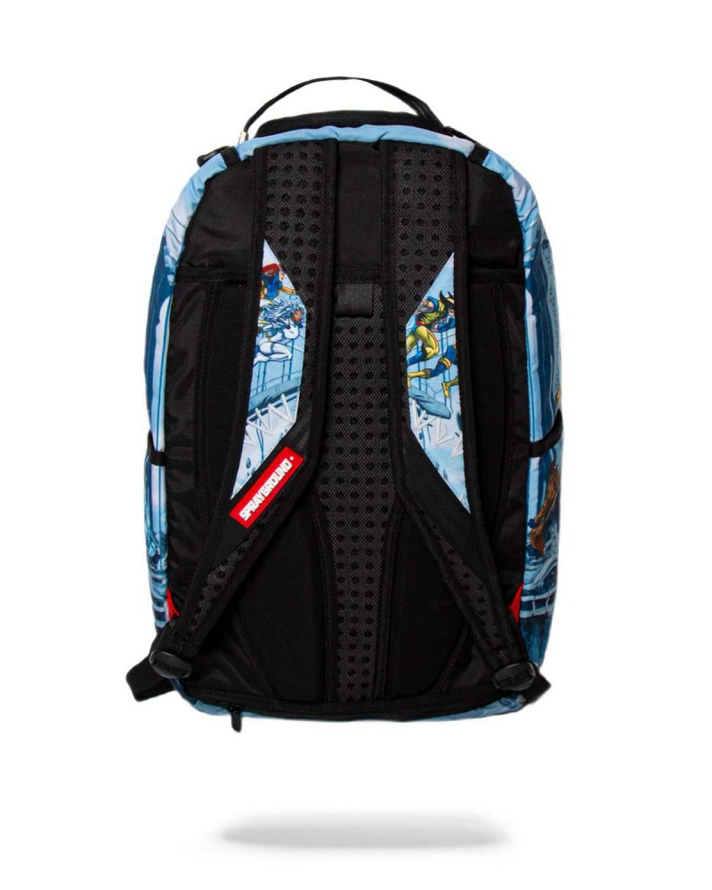 Sprayground Backpack X-MWN RUNNING SHARK BACKPACK Blue | DXJLZ1907