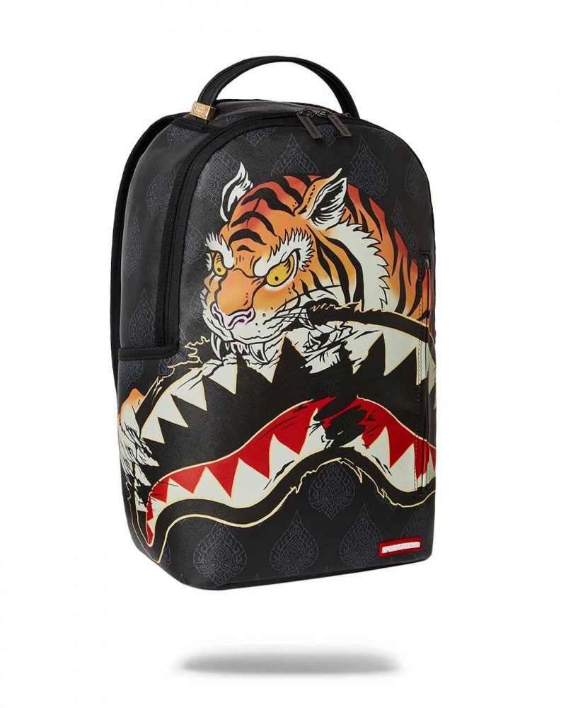 Sprayground Backpack YEAR OF THE TIGER BACKPACK Black | SLONF2754