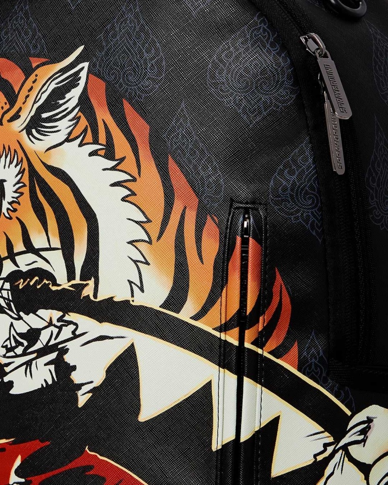 Sprayground Backpack YEAR OF THE TIGER BACKPACK Black | SLONF2754