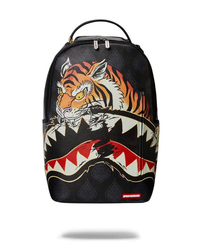 Sprayground Backpack YEAR OF THE TIGER BACKPACK Black | SLONF2754