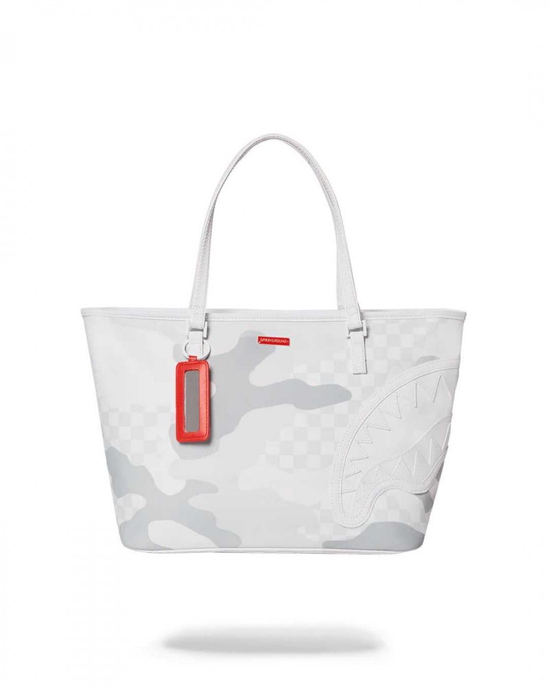 Sprayground Bag 3AM LE BLANC TOTE White | VAWCI9348