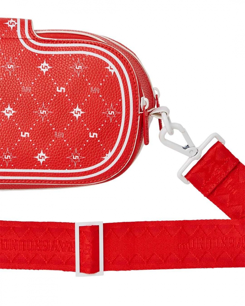 Sprayground Bag 6th AVENUE BANDANA BACKPACK CROSSBODY Red | LRFKT3056