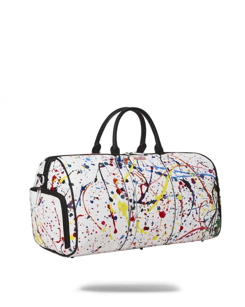 Sprayground Bag AFTER SPARK DUFFLE White | HCJIQ4908