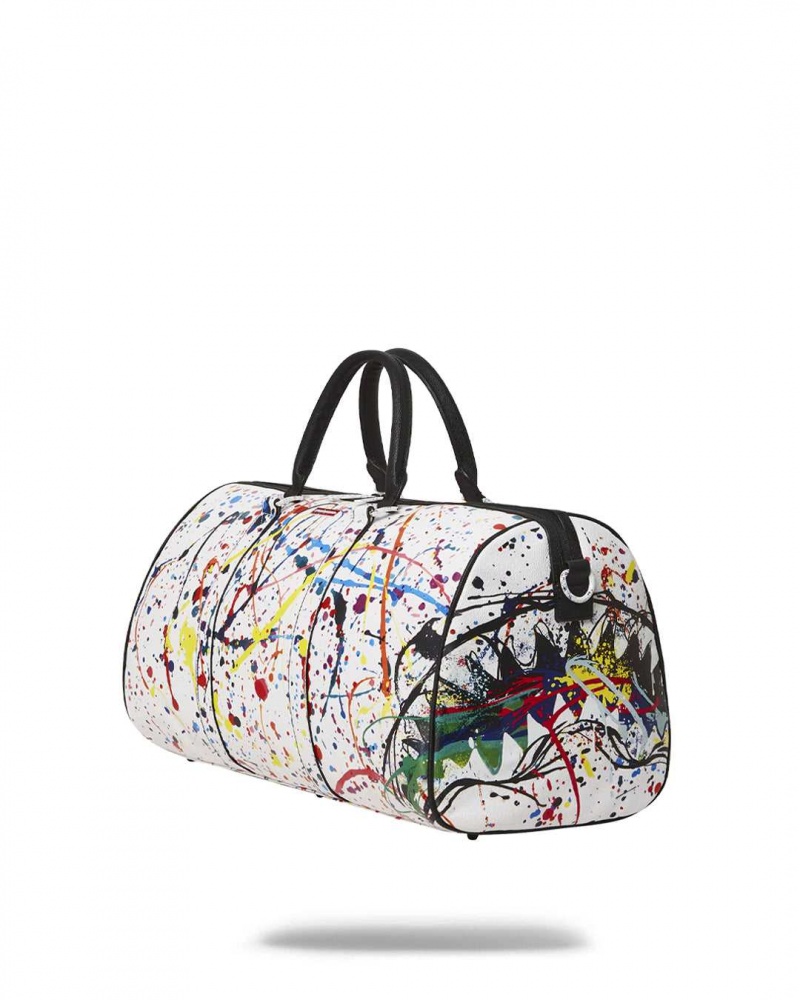 Sprayground Bag AFTER SPARK DUFFLE White | HCJIQ4908