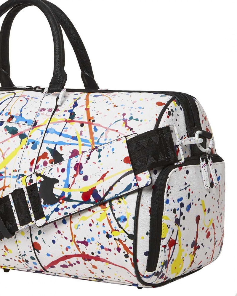 Sprayground Bag AFTER SPARK DUFFLE White | HCJIQ4908