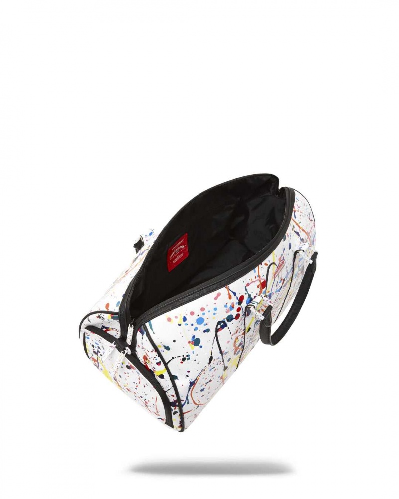 Sprayground Bag AFTER SPARK DUFFLE White | HCJIQ4908