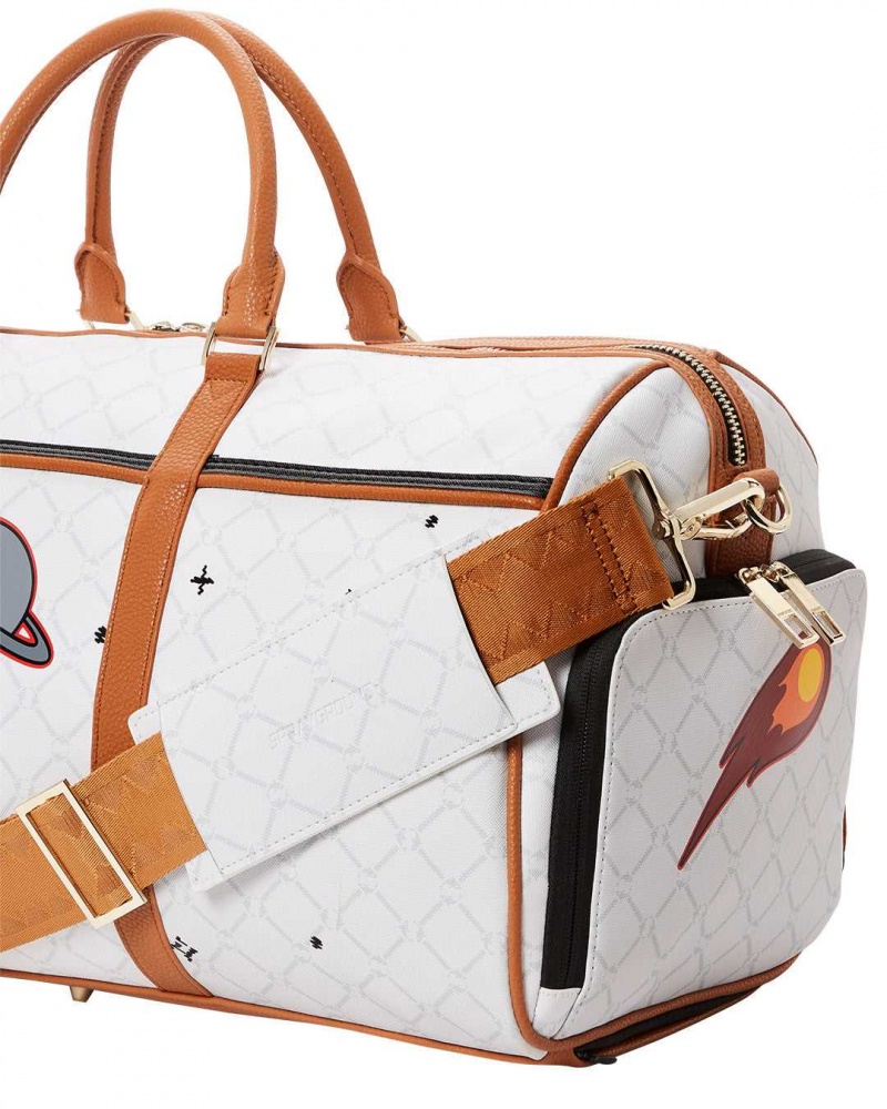 Sprayground Bag ALIEN RICH DUFFLE White | LDMOR1936