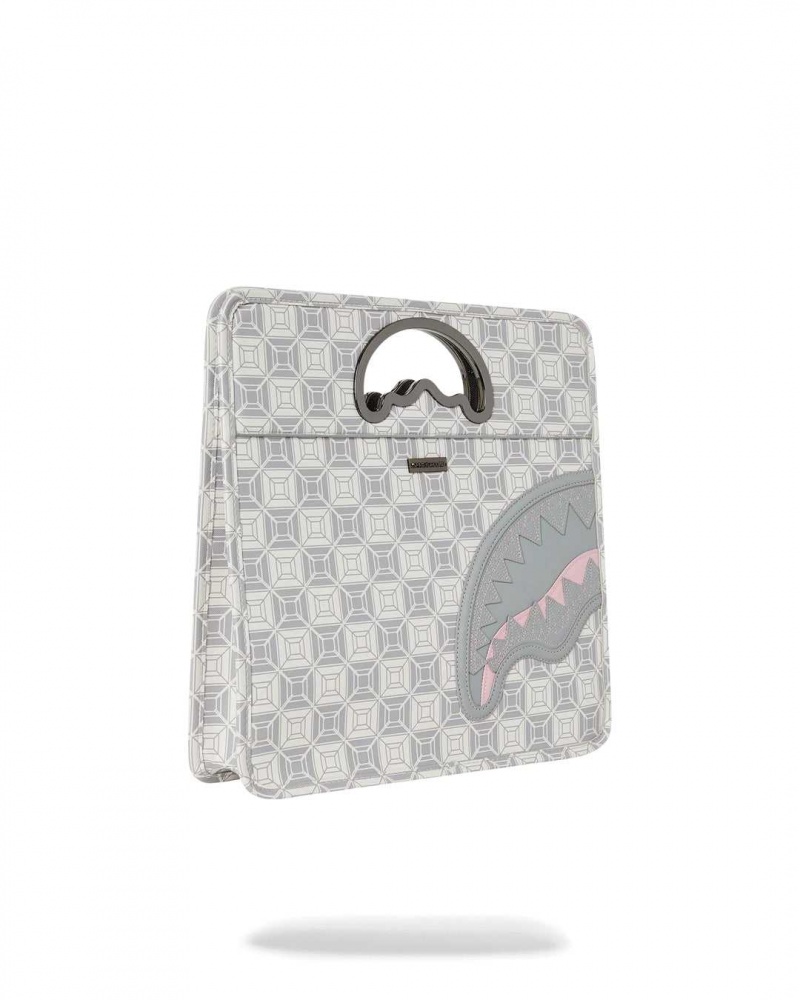 Sprayground Bag Ai STUNNA HANDBAG Grey | YRTXP5704