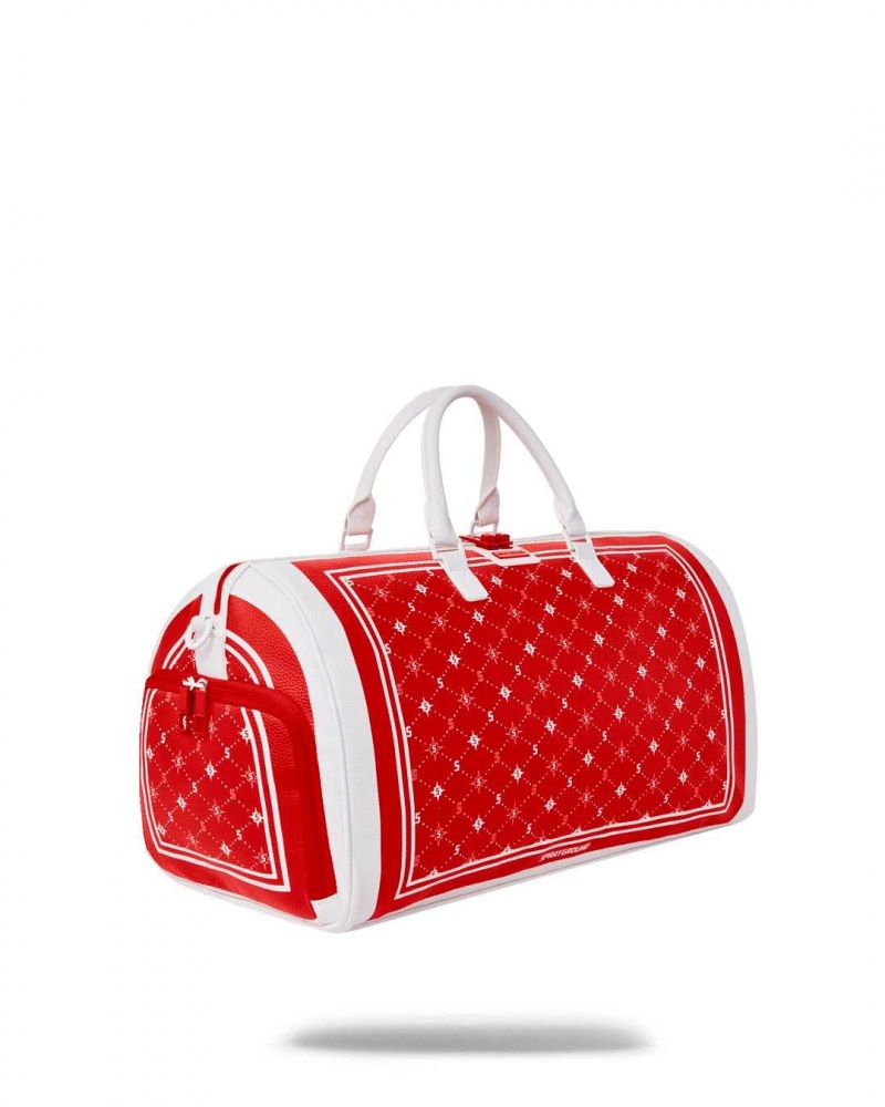 Sprayground Bag BANDANA DUFFLE Red | OYUQE3420