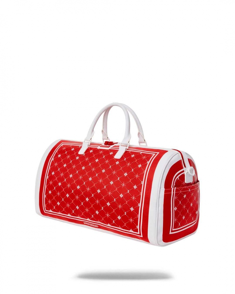 Sprayground Bag BANDANA DUFFLE Red | OYUQE3420