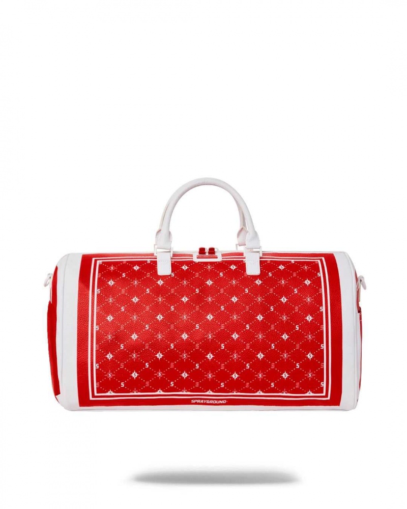 Sprayground Bag BANDANA DUFFLE Red | OYUQE3420