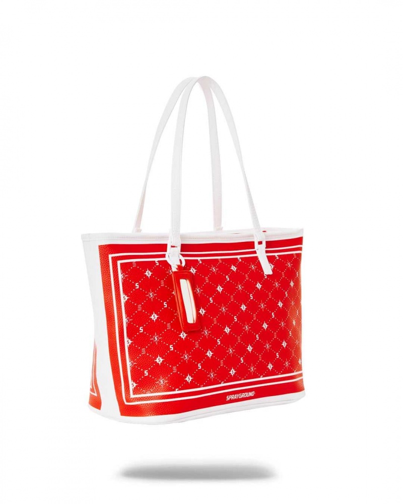 Sprayground Bag BANDANA TOTE Red | JZCBX2308