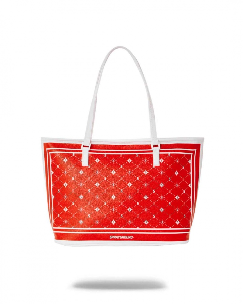 Sprayground Bag BANDANA TOTE Red | JZCBX2308