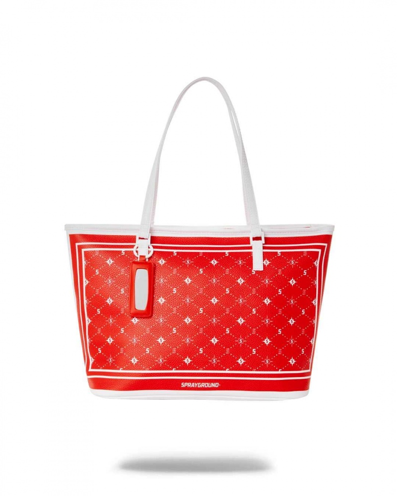 Sprayground Bag BANDANA TOTE Red | JZCBX2308