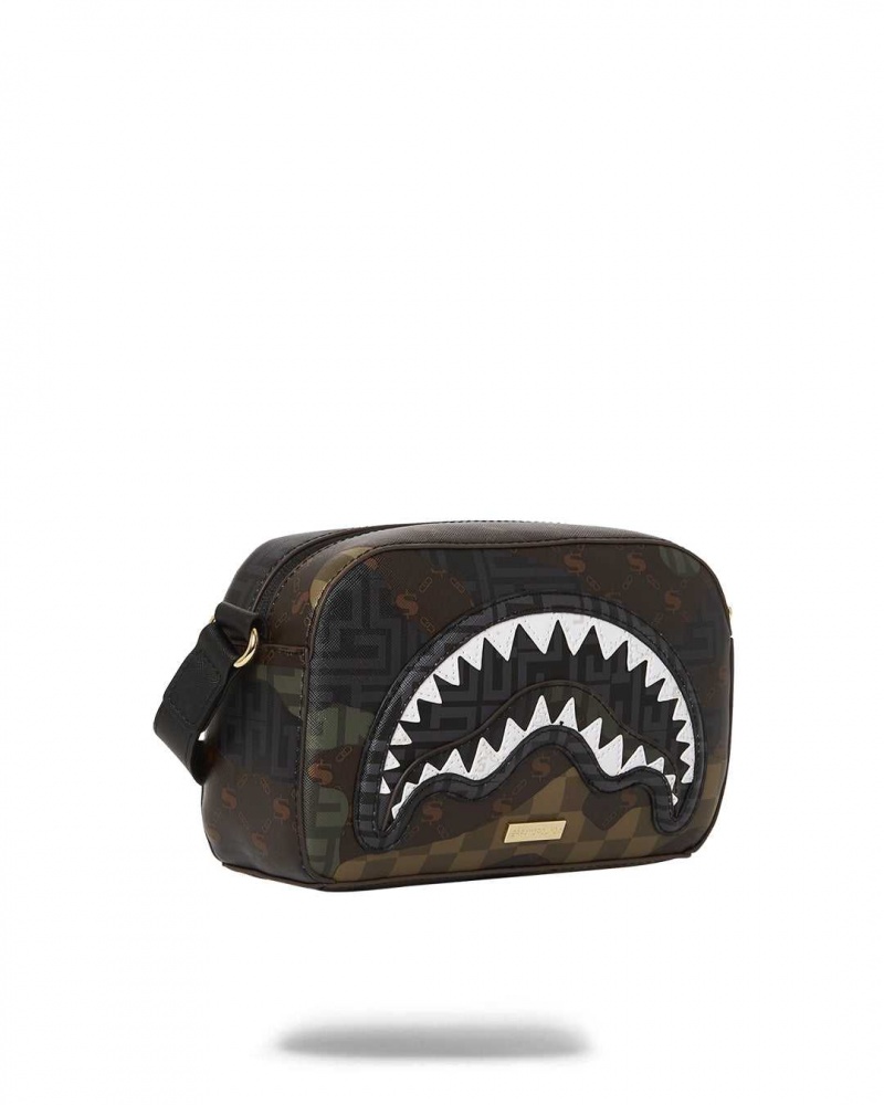 Sprayground Bag BRANDED MURSE BAG Camo Brown | UODTN4106