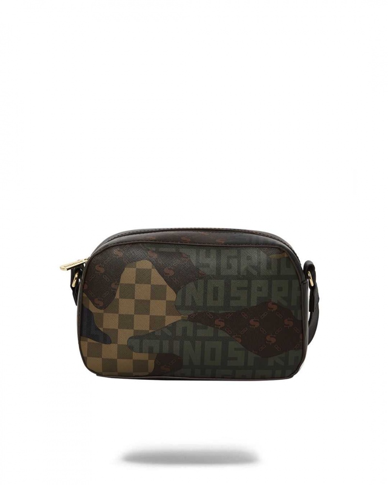 Sprayground Bag BRANDED MURSE BAG Camo Brown | UODTN4106