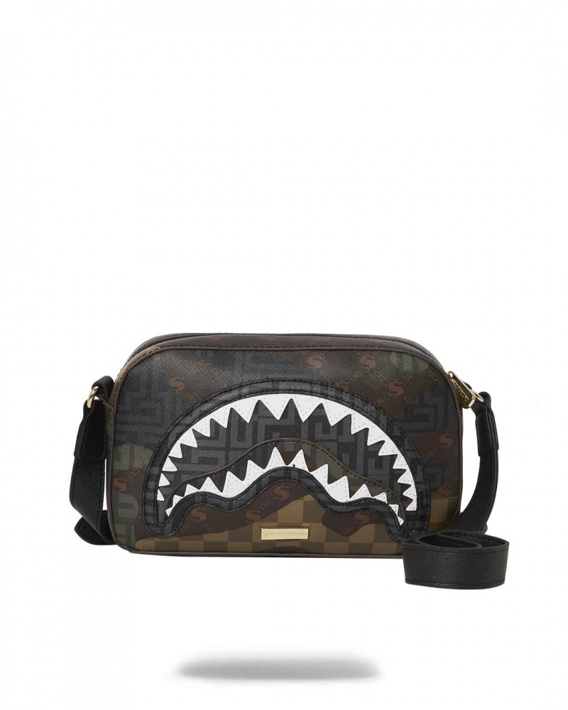 Sprayground Bag BRANDED MURSE BAG Camo Brown | UODTN4106