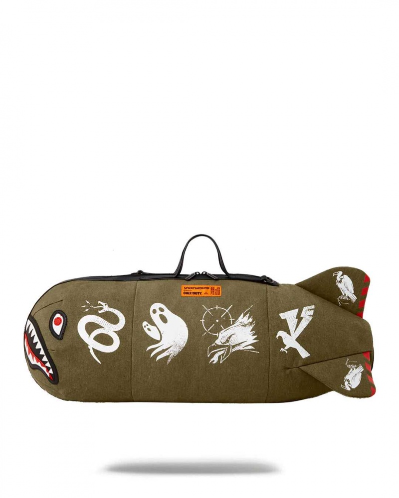 Sprayground Bag CALL OF DUTY DUFFLE Green | BVAIS1360