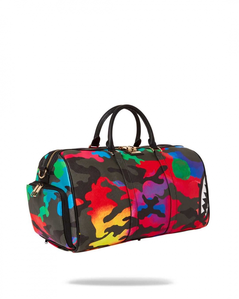 Sprayground Bag CAMOBURST DUFFLE Black | DSPNB1634