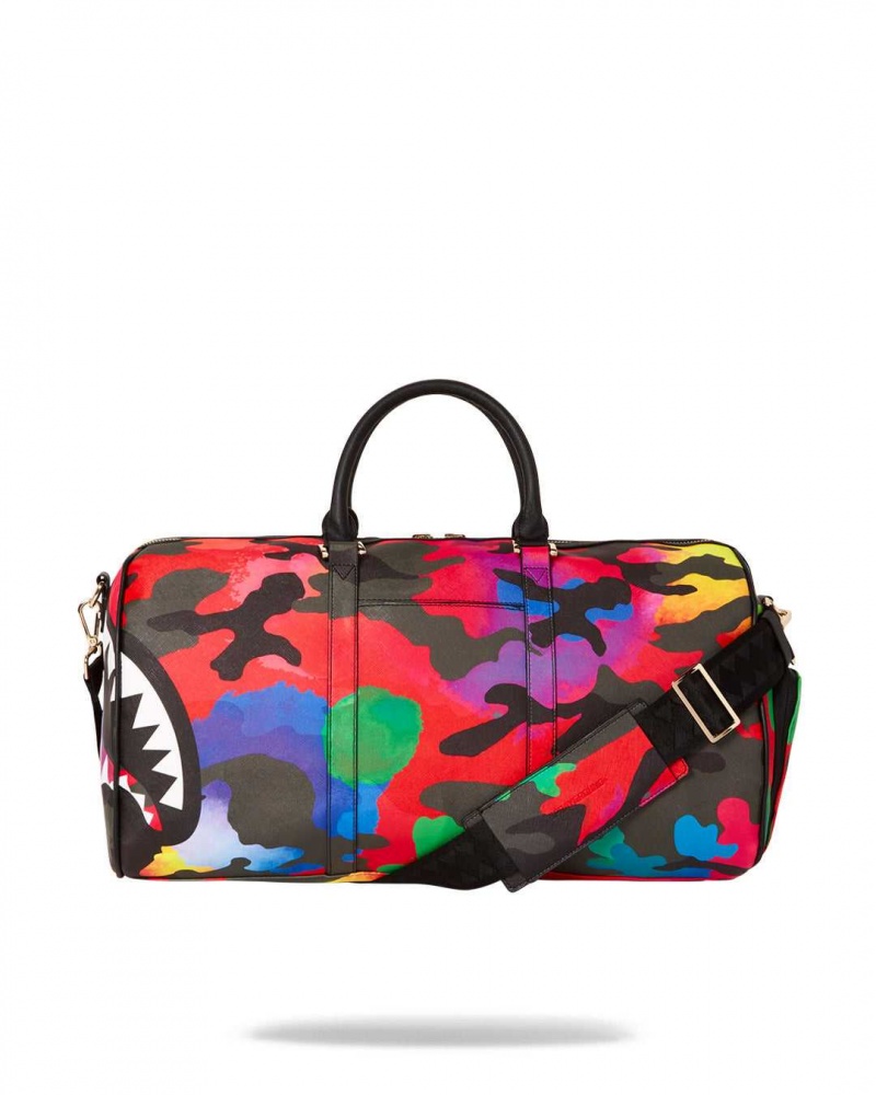 Sprayground Bag CAMOBURST DUFFLE Black | DSPNB1634