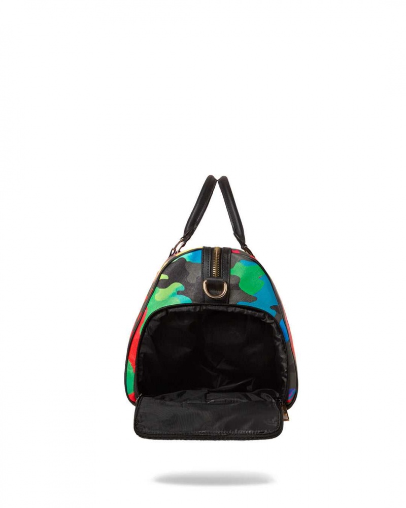 Sprayground Bag CAMOBURST DUFFLE Black | DSPNB1634