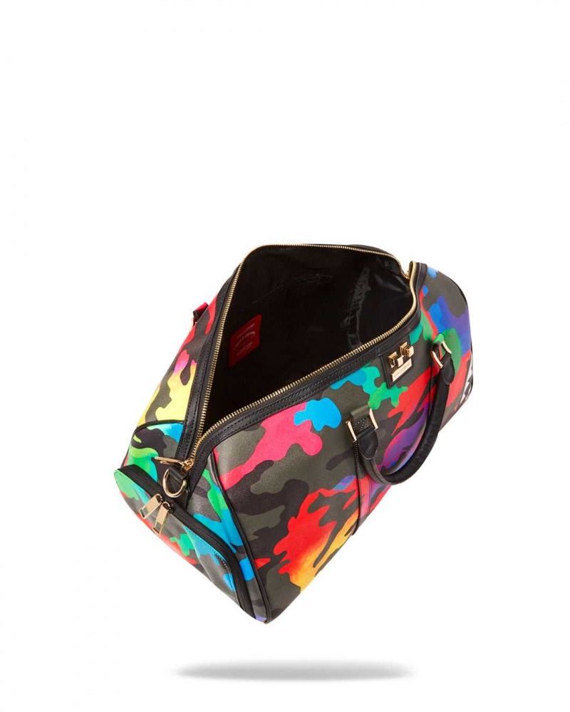 Sprayground Bag CAMOBURST DUFFLE Black | DSPNB1634