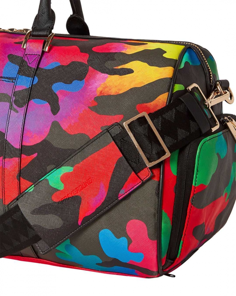 Sprayground Bag CAMOBURST DUFFLE Black | DSPNB1634